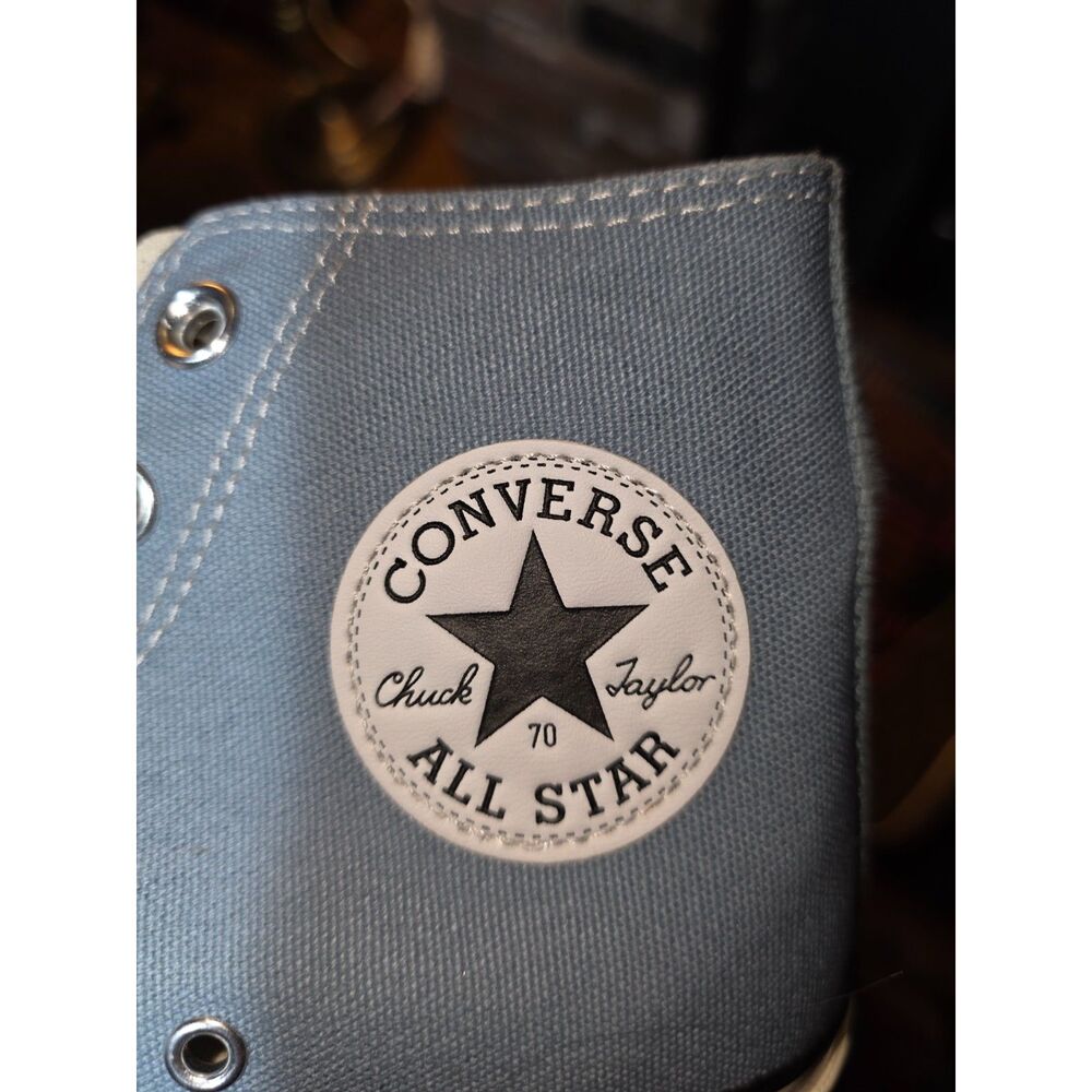 Converse Chuck Taylor All Star High Top Blue Canvas Mens 6 Womens 8 EU 39 NWOB - Picture 4 of 12